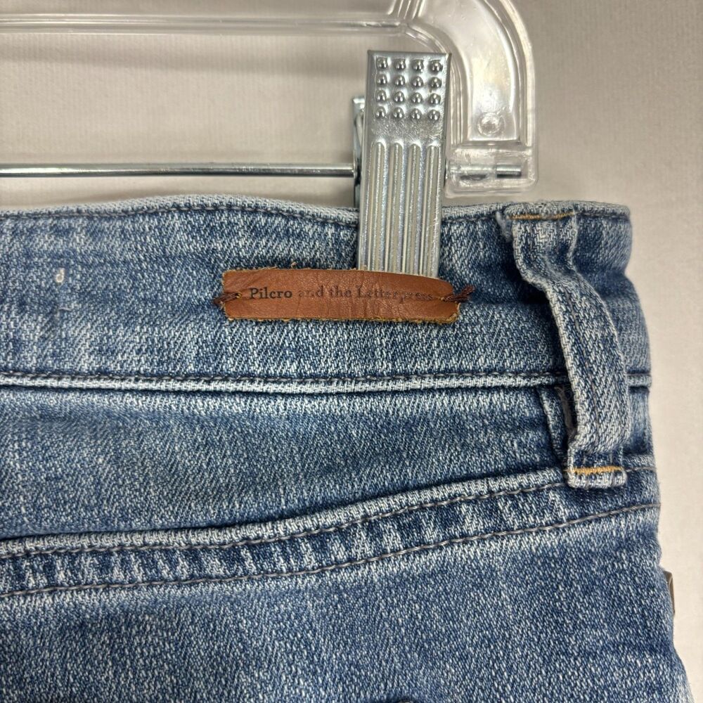 Pilcro & The Letterpress Hyphen Capri Jeans Size‎ 27 Upcycled Patchwork Festival - Picture 11 of 11